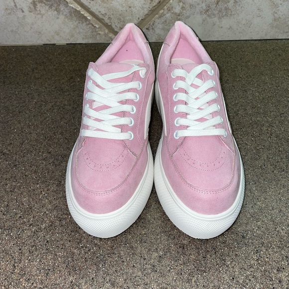 🆕Madden Girl “Ollie” Pink Lace Up platform Sneaker, Size 8.5 - Picture 10 of 14